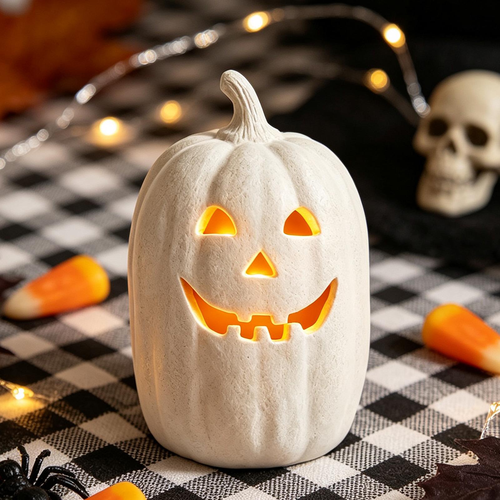 Pumpkin Lantern Halloween - Cadılar Bayramı Balkabağı El Sanatları Reçine