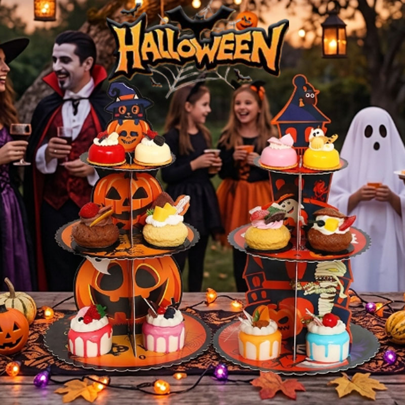 Spider Web Halloween Decoration - 1-4 adet 3 katmanlı örümcek ağı