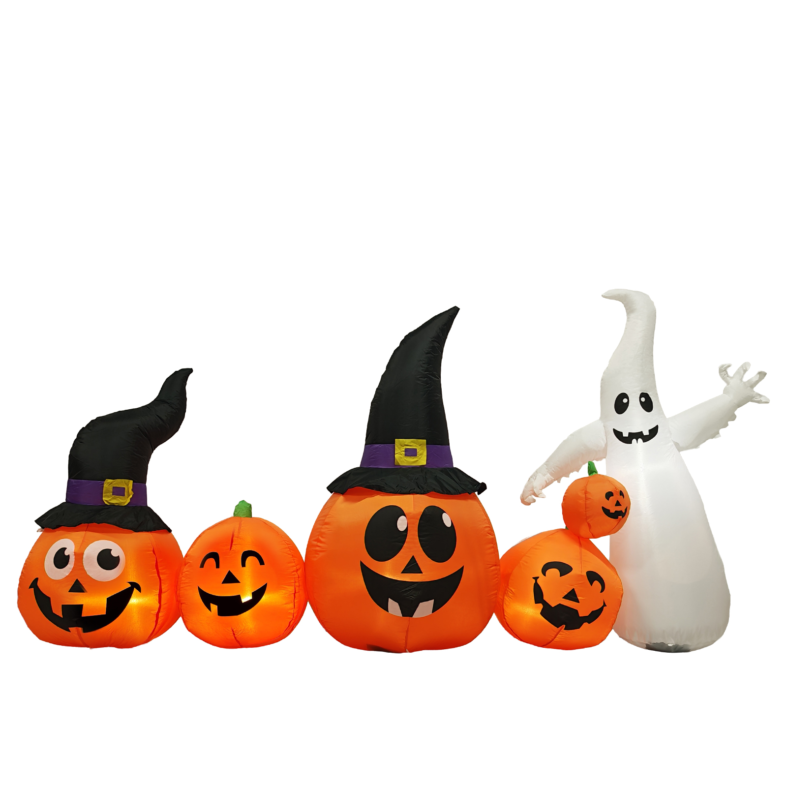 Halloween Pumpkin Decor Led - 8FT Uzunluğunda Cadılar Bayramı Şişme Balkabakları