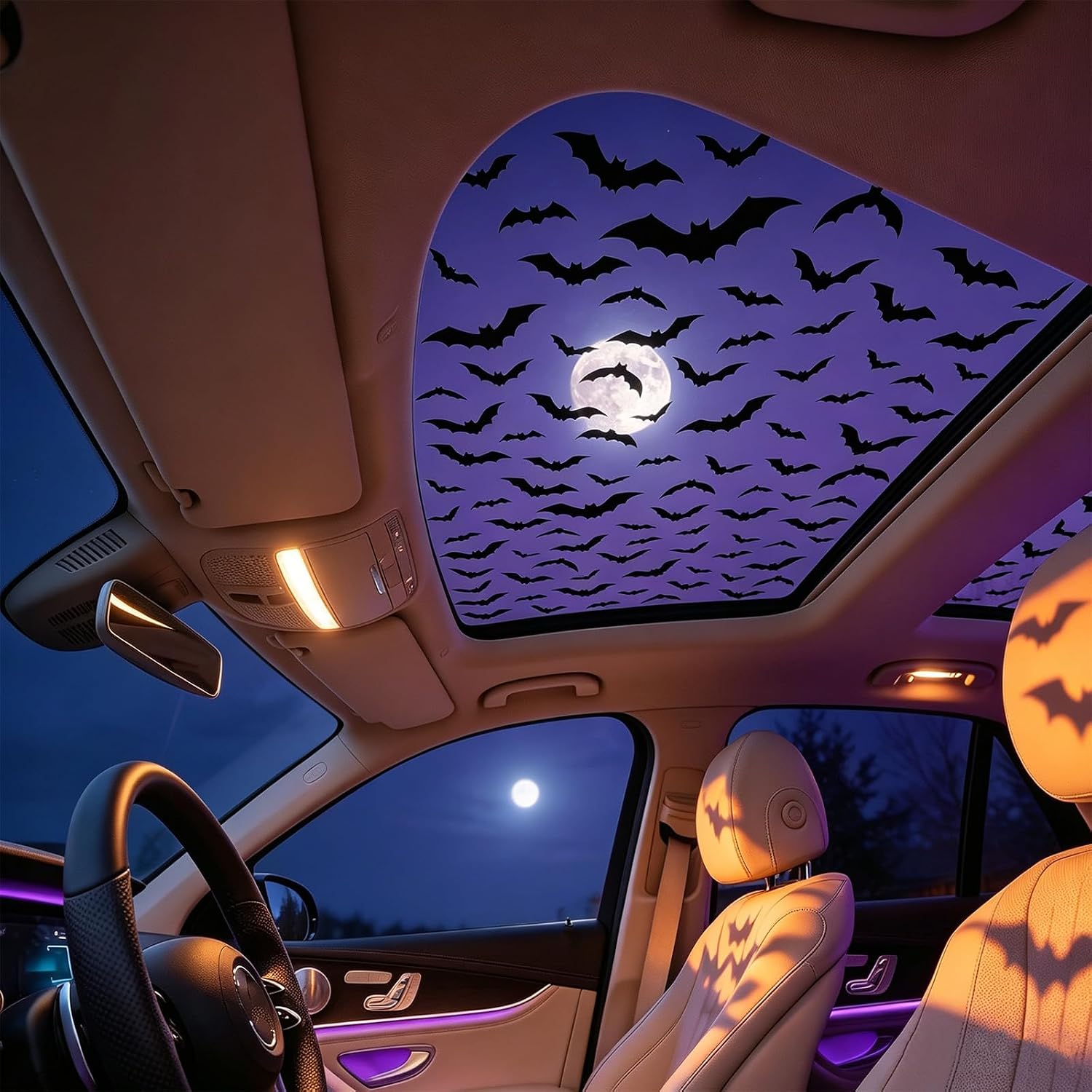 Araba Tavanı İçin Cadılar Bayr - Spider Web Halloween Decoration incelemesi ve fiyatı