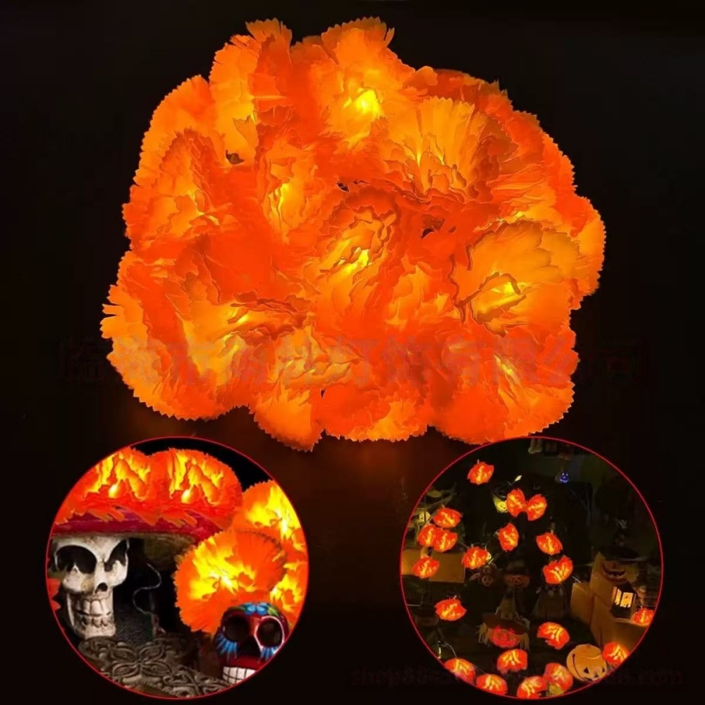 Kadınteknesi Çiçeği LED Işık Z - Halloween Led String Lights Orange incelemesi ve fiyatı