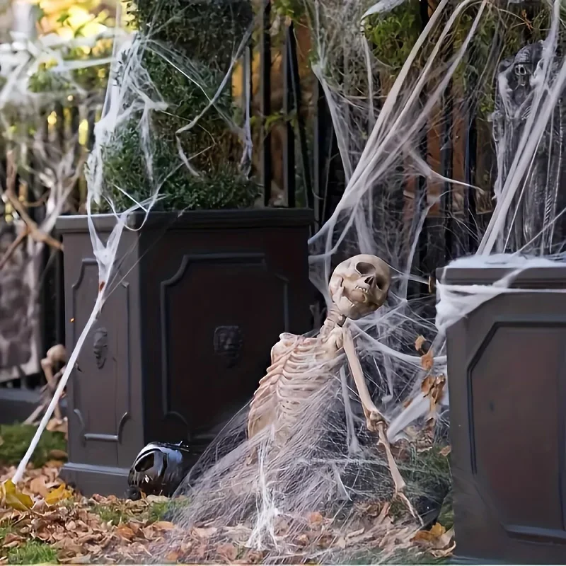 Her birinde 2 örümcek bulunan, - Spider Web Halloween Decoration incelemesi ve fiyatı