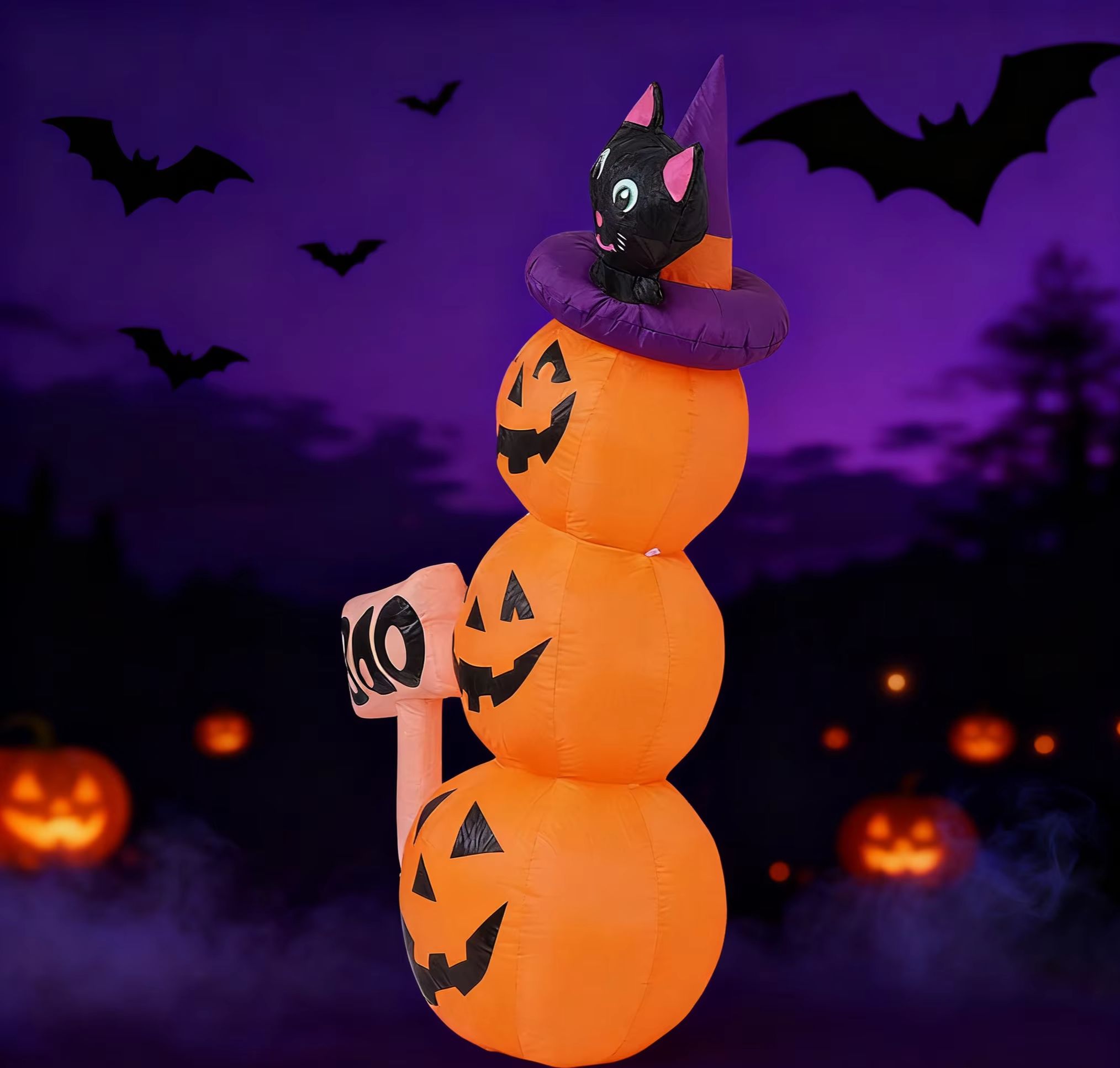 5.2ft / 1.6m Cadılar Bayramı Ş - Halloween Pumpkin Decor Led incelemesi ve fiyatı