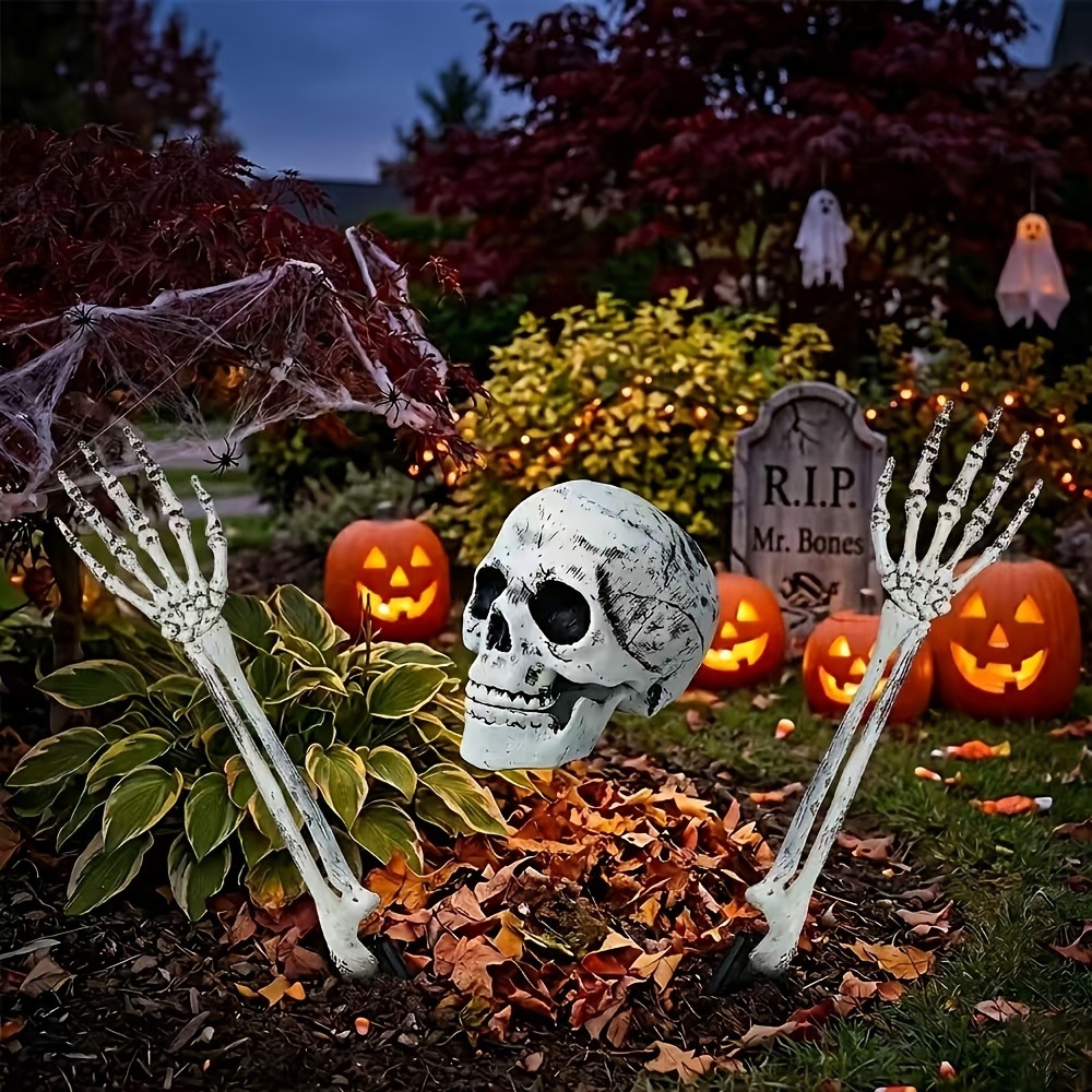 3 adetlik Cadılar Bayramı Bahç - Halloween Skeleton Decoration incelemesi ve fiyatı