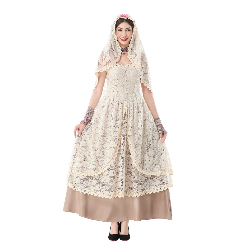 Kadınlar için Vintage Dantel D - Halloween Costume Adult incelemesi ve fiyatı