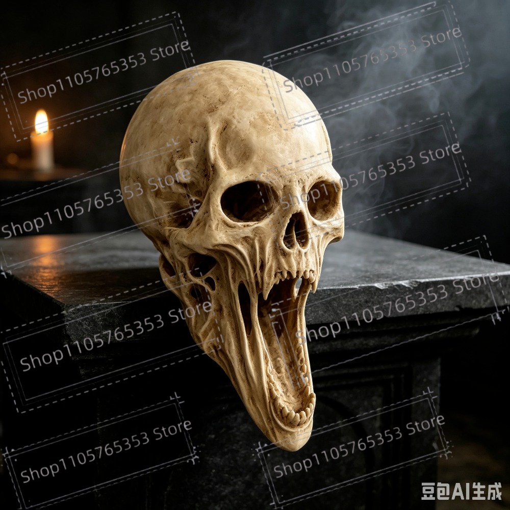 Gotik Çığlık Atan Kafatası Hey - Halloween Skeleton Decoration incelemesi ve fiyatı