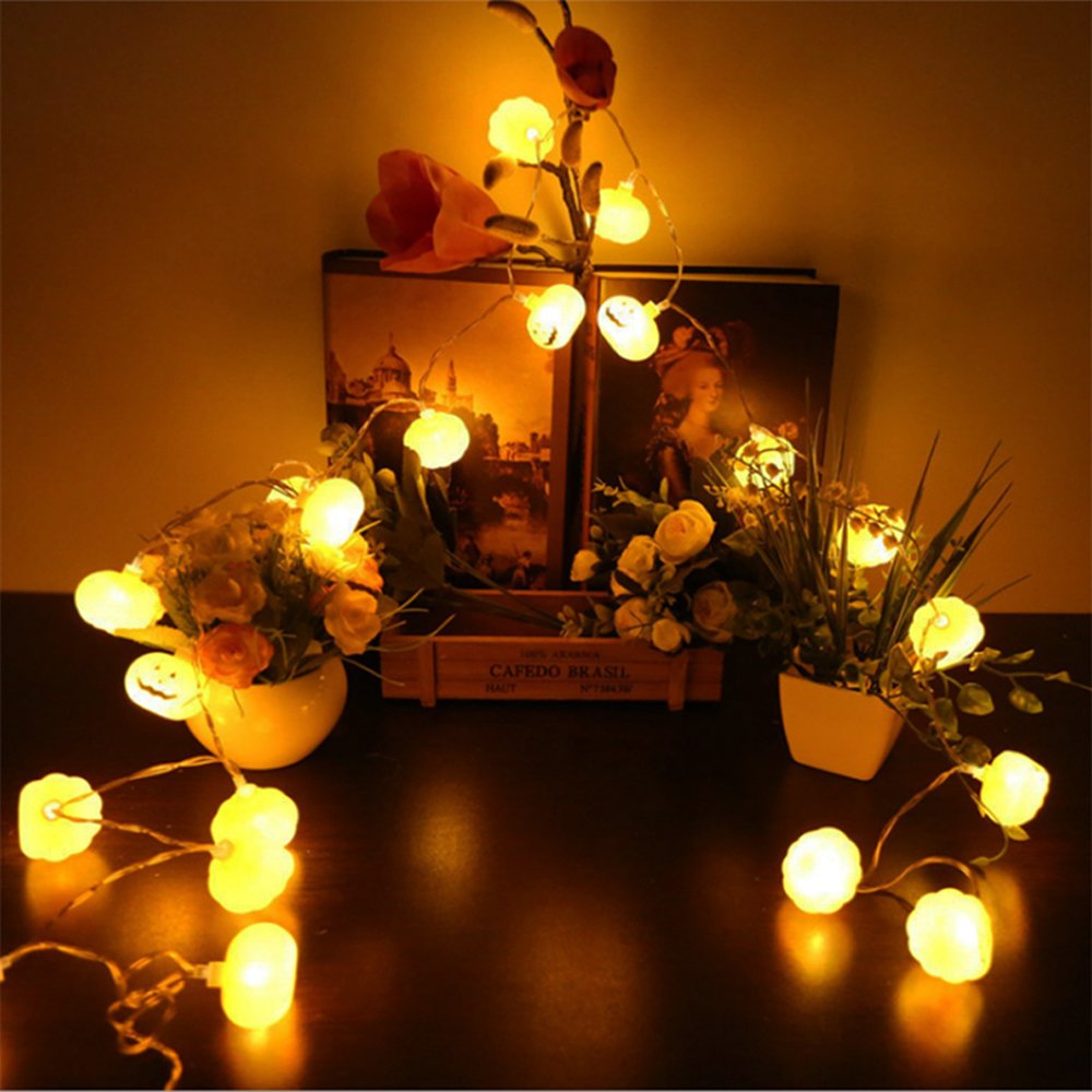Cadılar bayramı 3D Kabak LED D - Halloween Led String Lights Orange incelemesi ve fiyatı