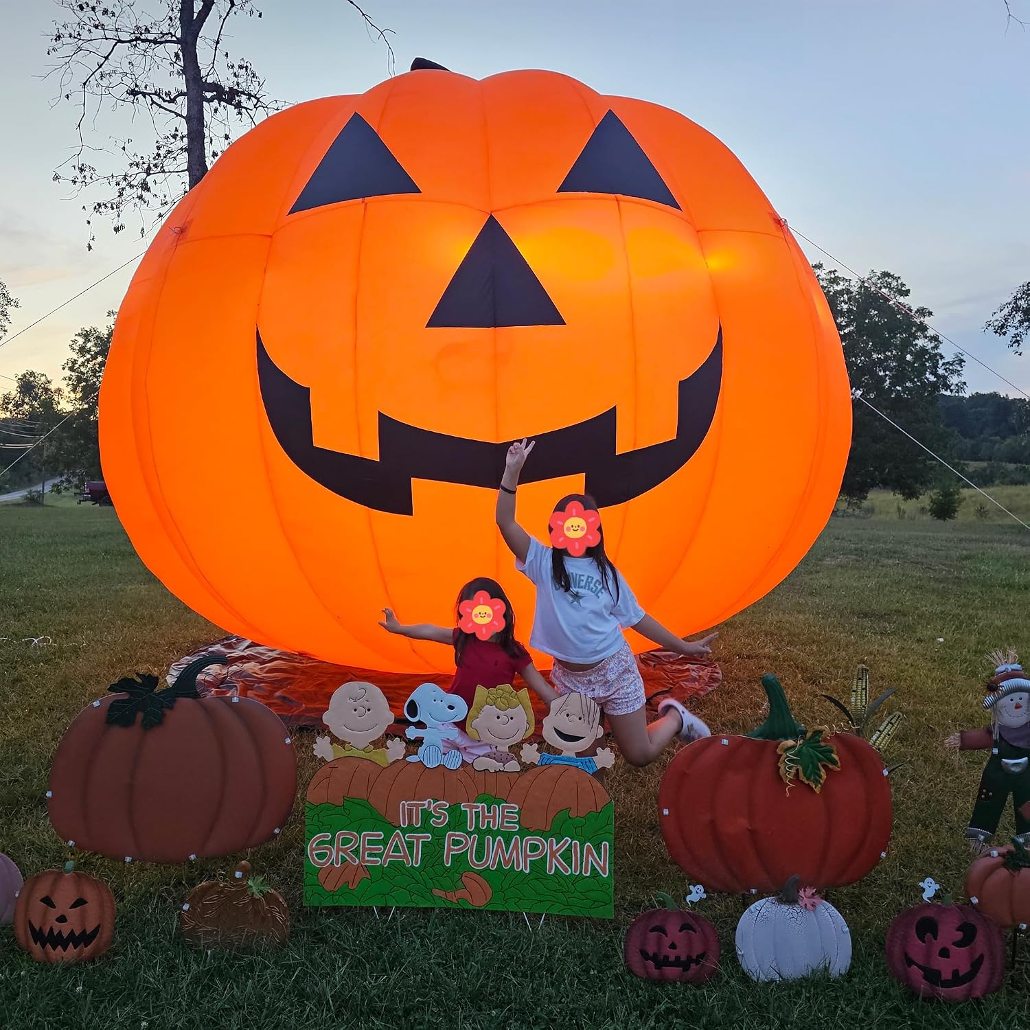 Dev 10 Fitlik Şişme Cadılar Ba - Halloween Pumpkin Decor Led incelemesi ve fiyatı