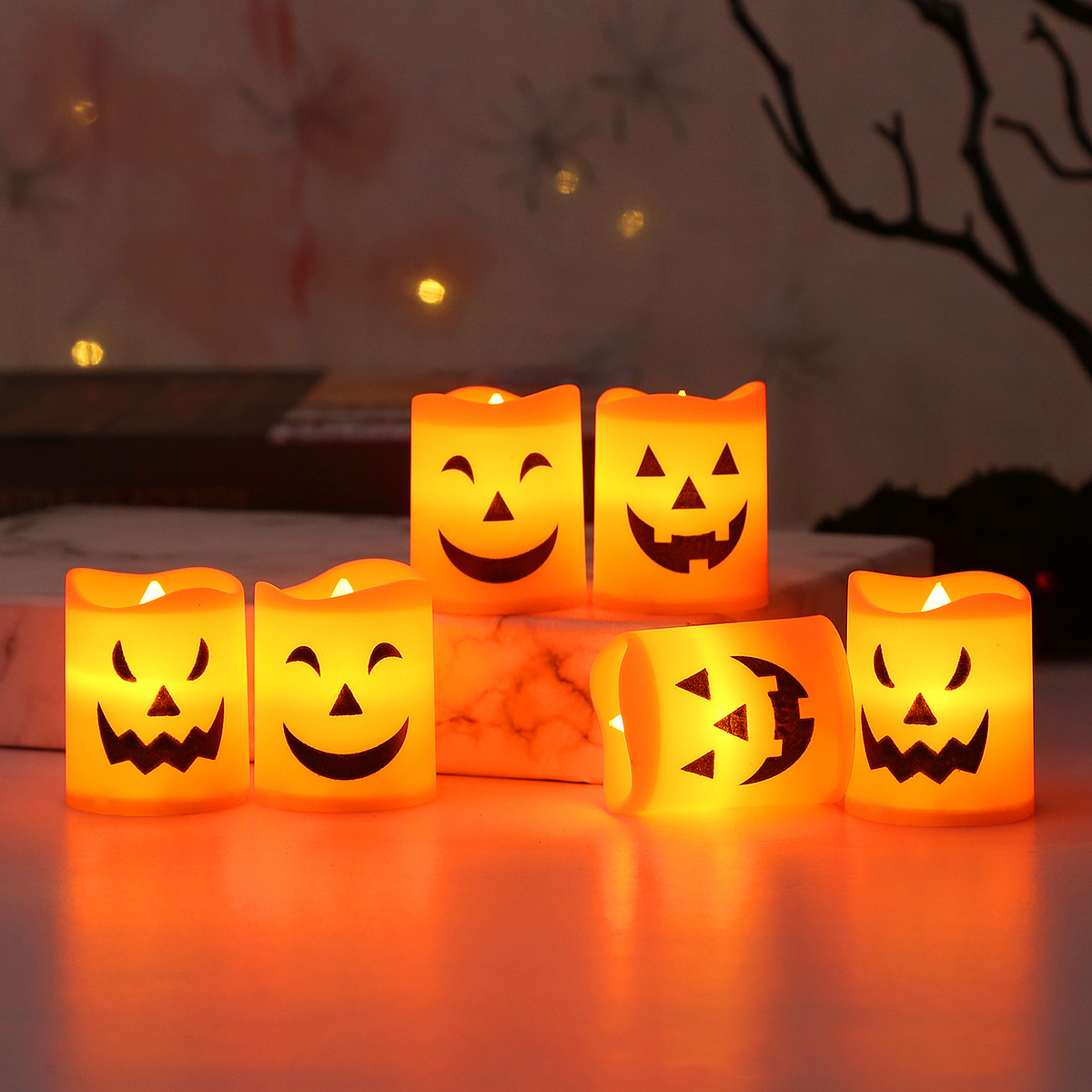 6 adet Cadılar Bayramı LED Hay - Halloween Pumpkin Decor Led incelemesi ve fiyatı