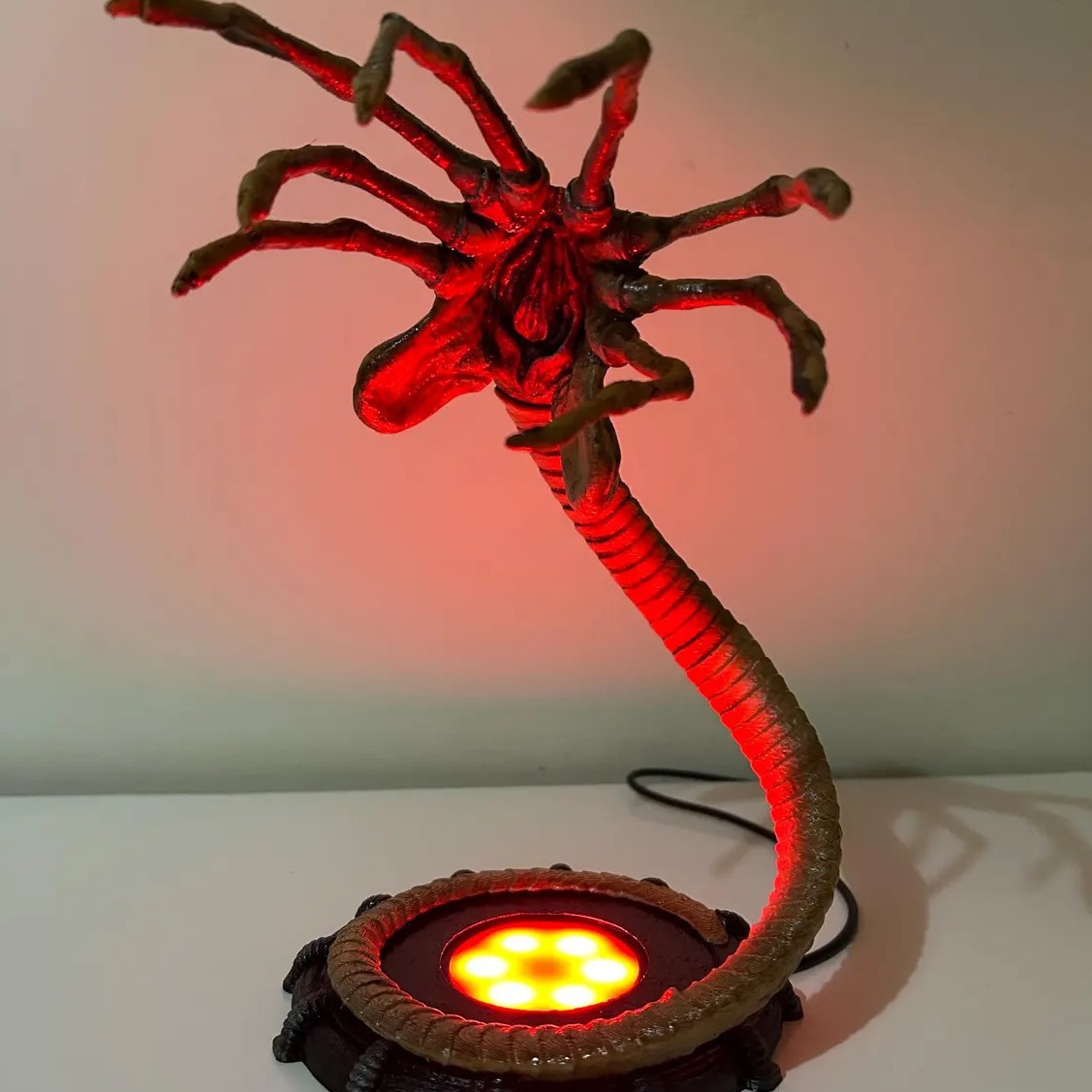 Uzaylı Facehugger Lambası Gece - Pumpkin Lantern Halloween incelemesi ve fiyatı