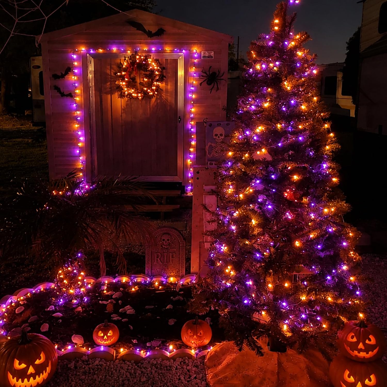 Cadılar bayramı güneş bakır te - Halloween Led String Lights Orange incelemesi ve fiyatı