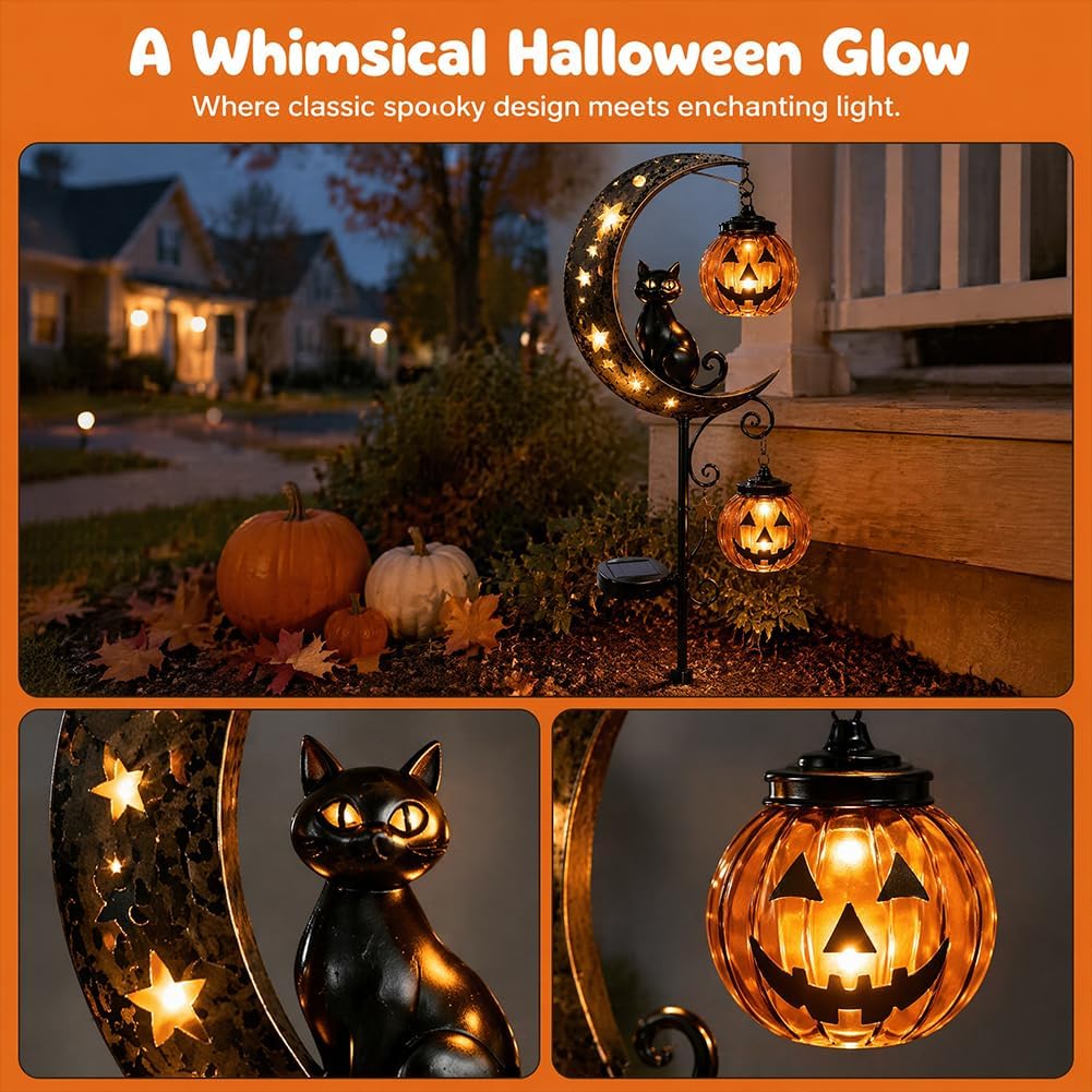 Güneş Enerjili Cadılar Bayramı - Pumpkin Lantern Halloween incelemesi ve fiyatı