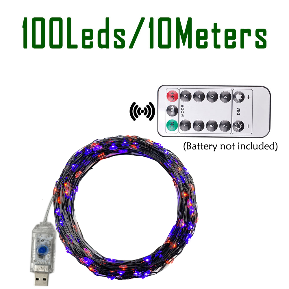 100/200 LEDs Dize Işıklar Turu - Halloween Led String Lights Orange incelemesi ve fiyatı