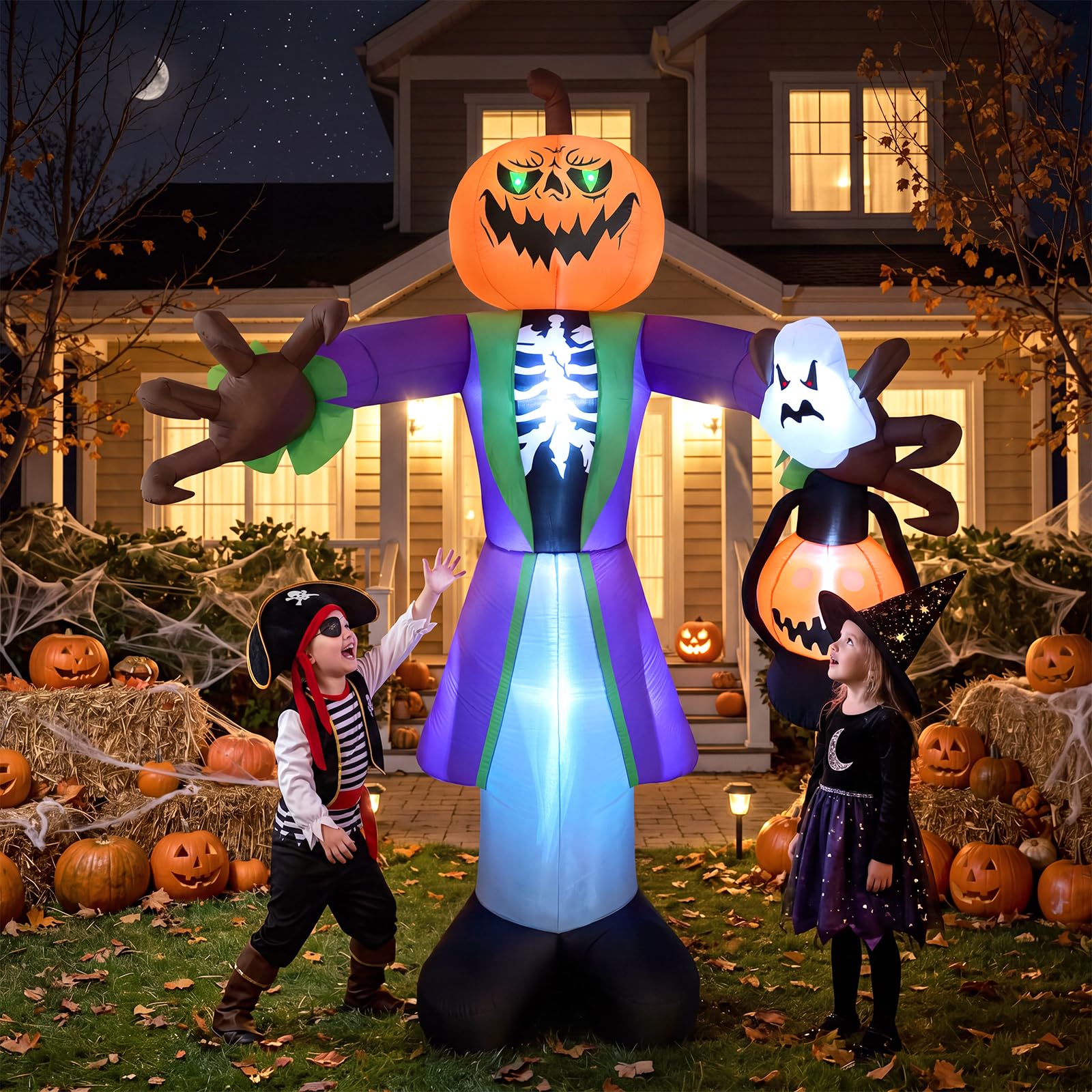 8 fit boyutunda, LED fenerli,  - Pumpkin Lantern Halloween incelemesi ve fiyatı