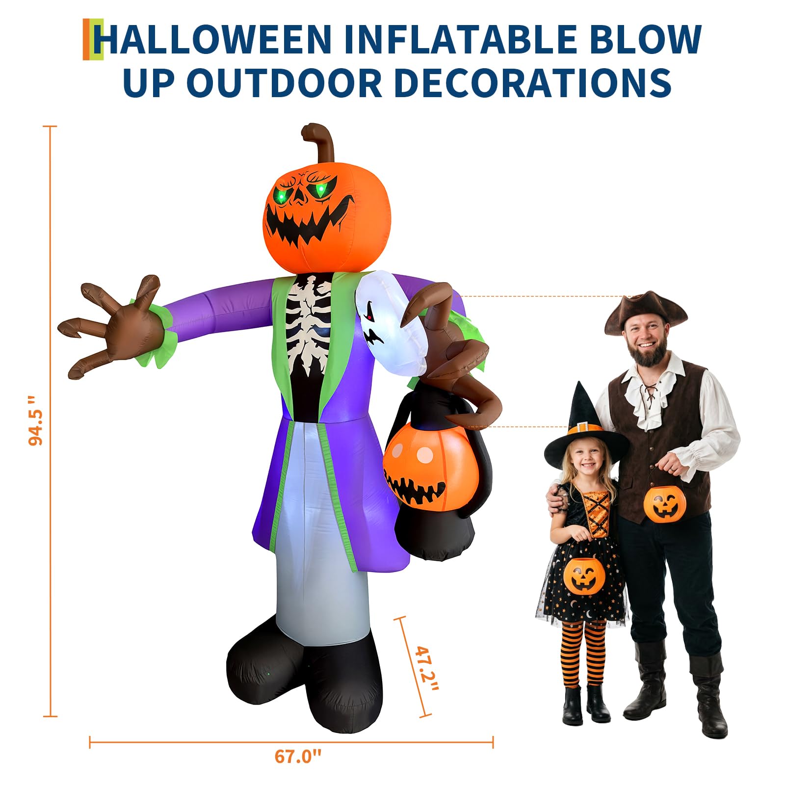 8 fit boyutunda, LED fenerli,  - Pumpkin Lantern Halloween incelemesi ve fiyatı